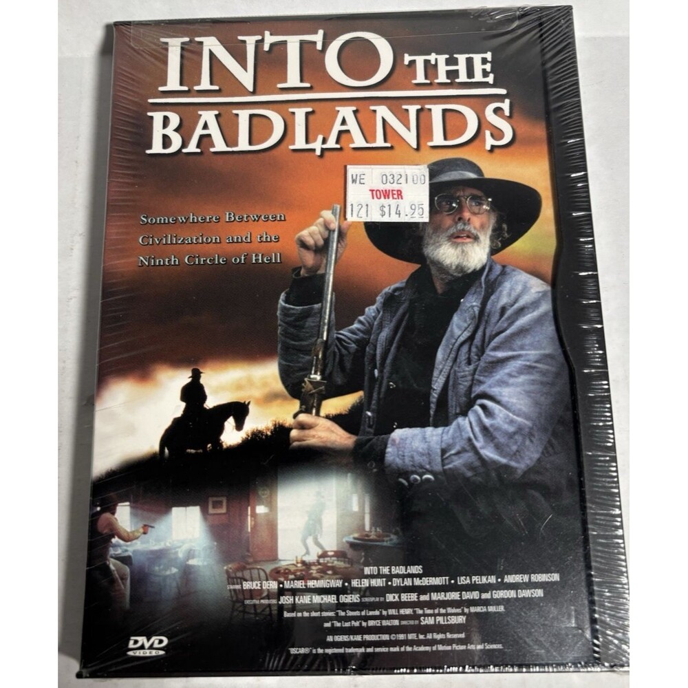 Into The Badlands DVD Bruce Dern New Sealed.  1991